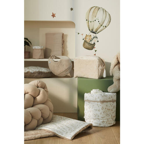 Trousse de toilette en bambou biscuit - BB&CO