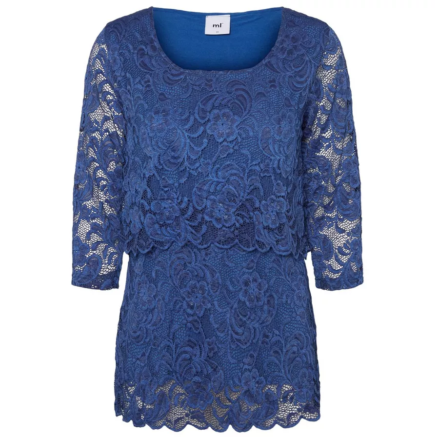 mama;licious Stillshirt MLMIVANA Mazarine Blue