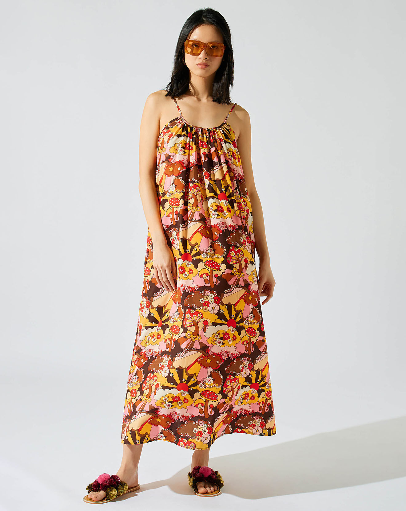 Manoush Robe Sun marron