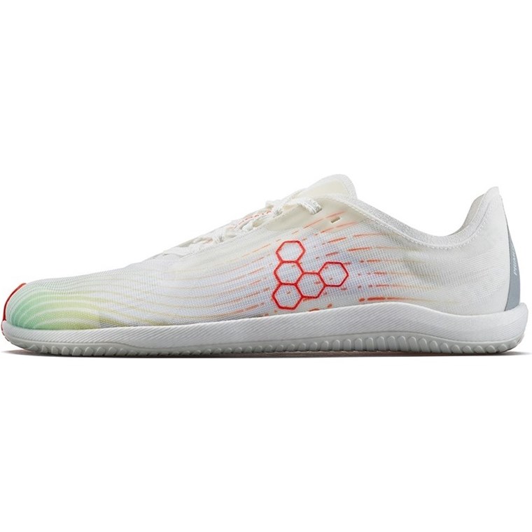 Vivobarefoot Primus Flow Bright White/Neon Orange