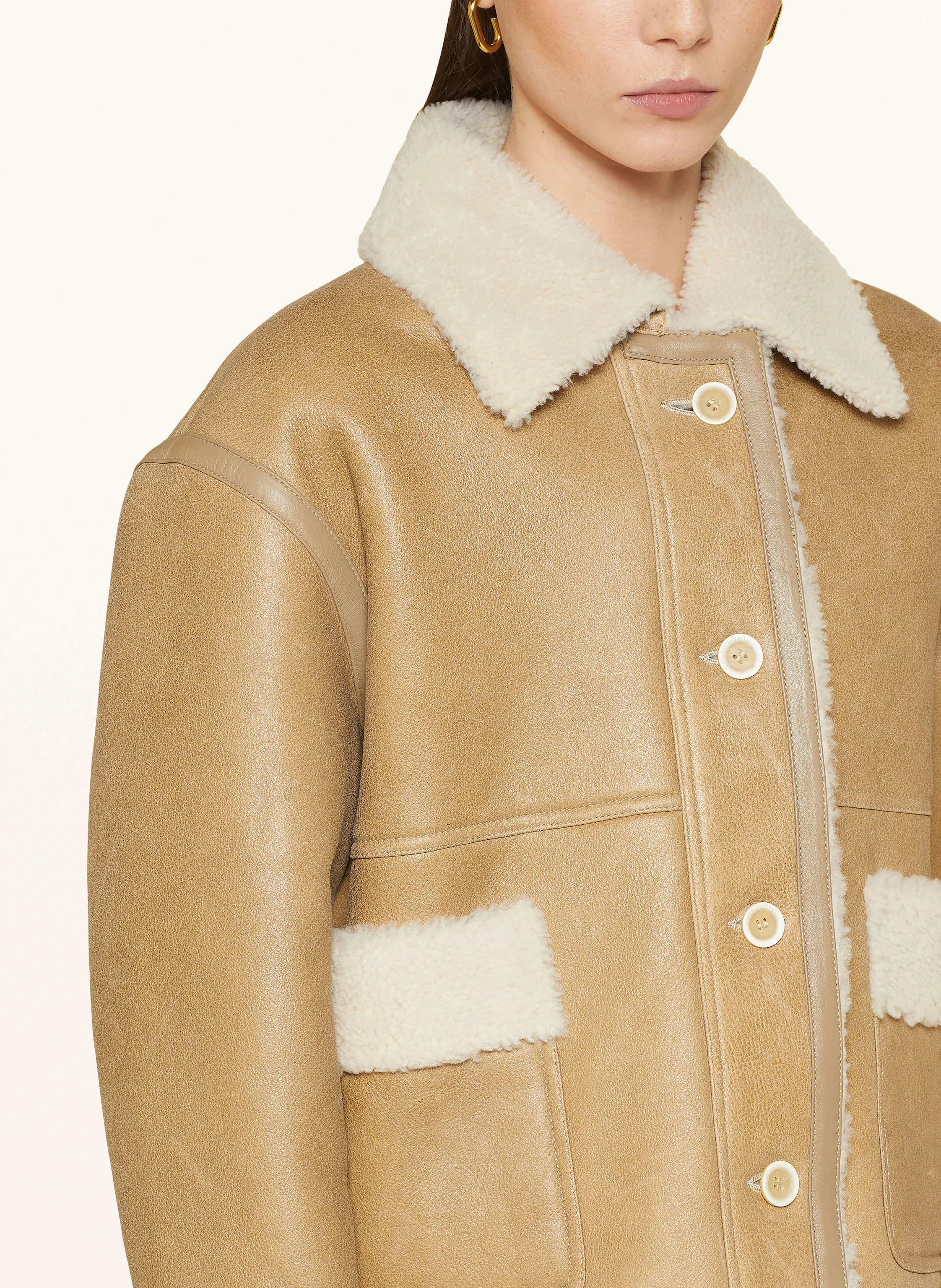 CLAUDIE PIERLOT Lederjacke