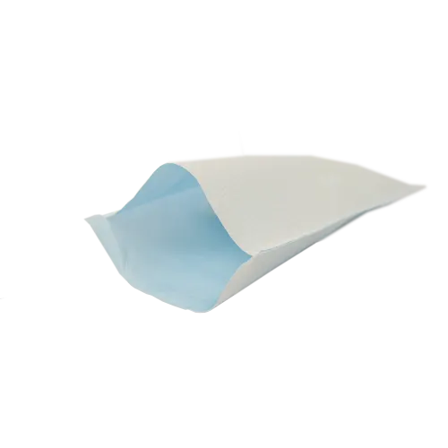 Gant de toilette non-tissé plastifié Heavy Kolmi ouverture décalée bleu 23 x 15 cm