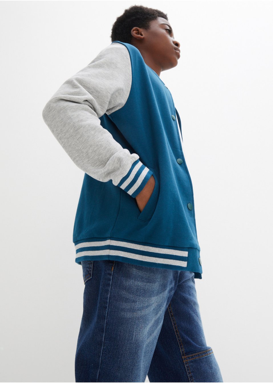 Blouson campus en sweat enfant
