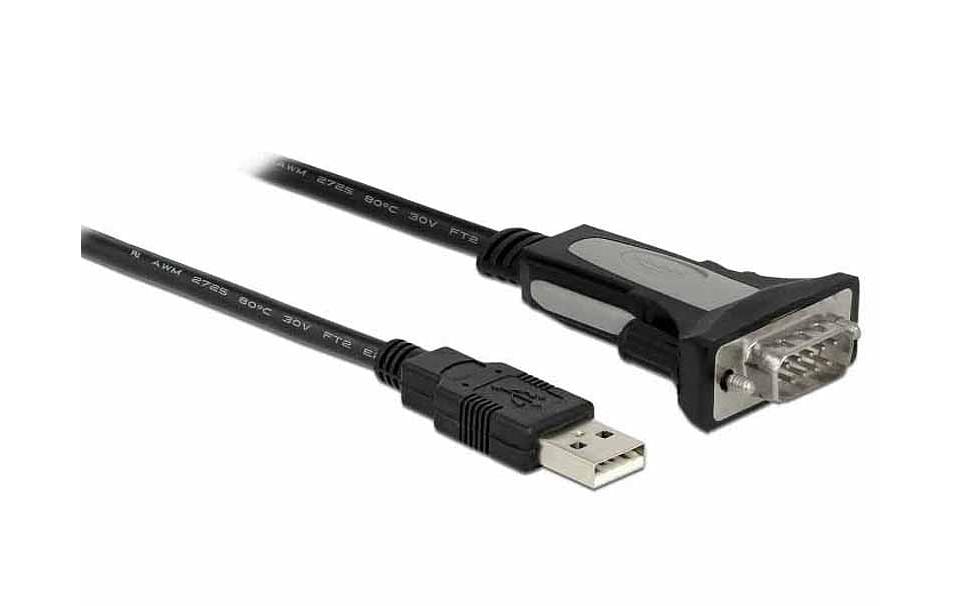 Serial-Adapter USB-A zu RS-232 DB9, 4mUSB-A-zu-Serial-Adapter