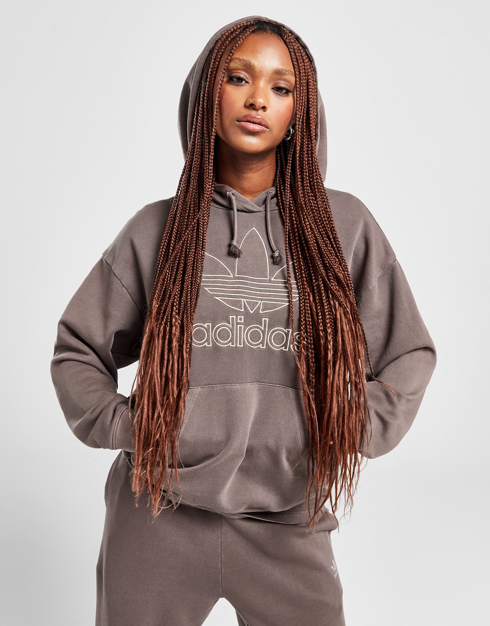 adidas Originals Sweat à Capuche Outline Wash Femme