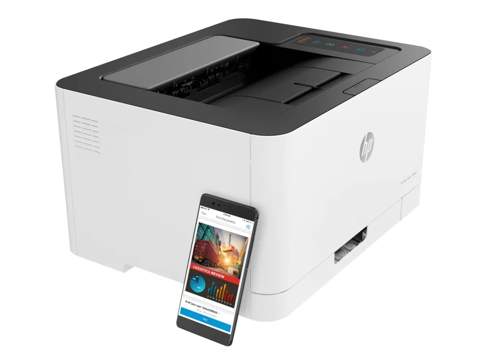 HP Color Laser 150a - Printer - farve - laser - A4/Legal - 600 x 600 dpi - op til 18 spm (mono) / op til 4 spm (farve) - kapacitet: 150 ark - USB 2.0