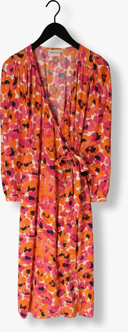 FABIENNE CHAPOT roze fabienne chapot midi jurk nia dress
