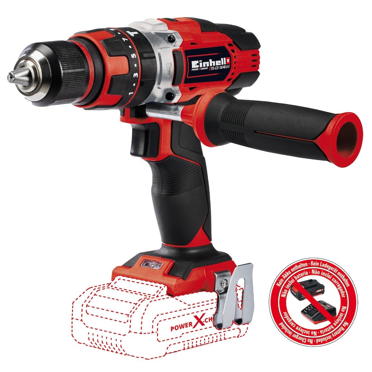 TE-CD 18/48 Li-i-Solo, Batteridrevet slagbormaskin