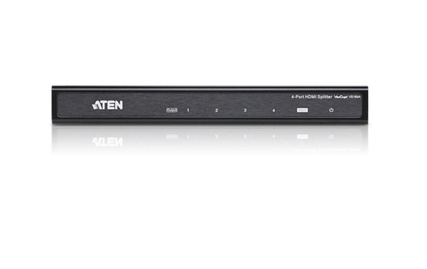 4-Port Signalsplitter VS184A HDMI – HDMIHDMI-Splitter mit vier Ports