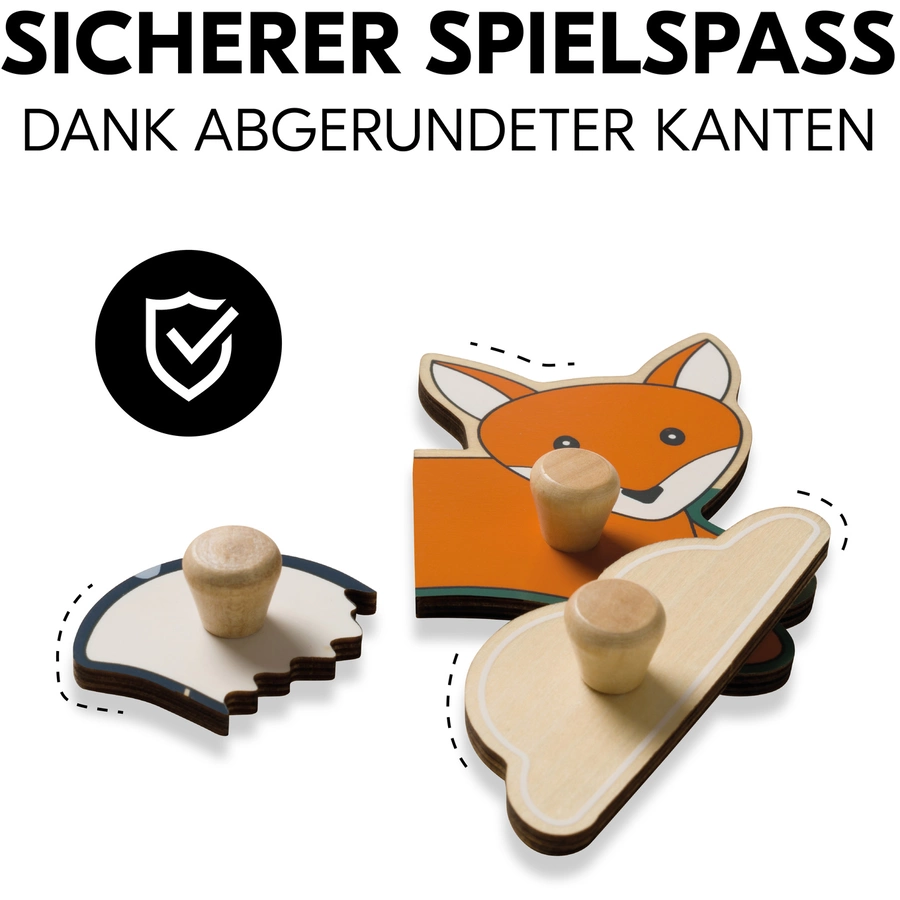 hauck Steckpuzzle Puzzle N Sort Fox