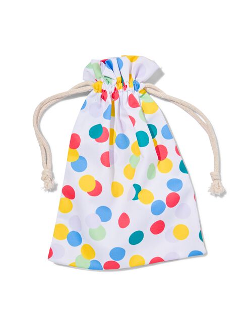 sac cadeau en tissu 28x20 pois