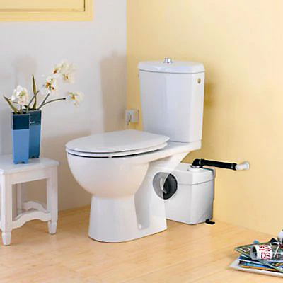 Sanibroyeur WC SFA puissance 400 W sortie horizontale l.360 x P.165 x H.263 mm
