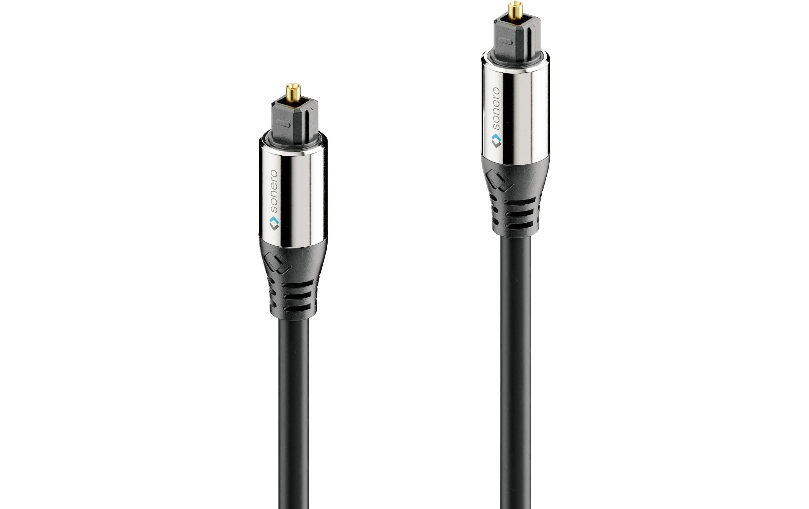 Audio-Kabel optisches S/PDIF Toslink - Toslink 20 mPremium optisches S/PDIF Toslink Kabel mit geraden Steckern