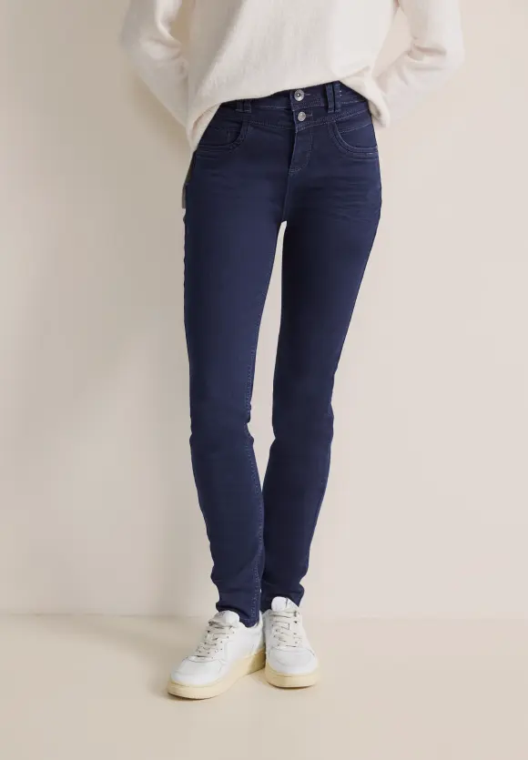Slim Fit Thermojeans - clean indigo wash