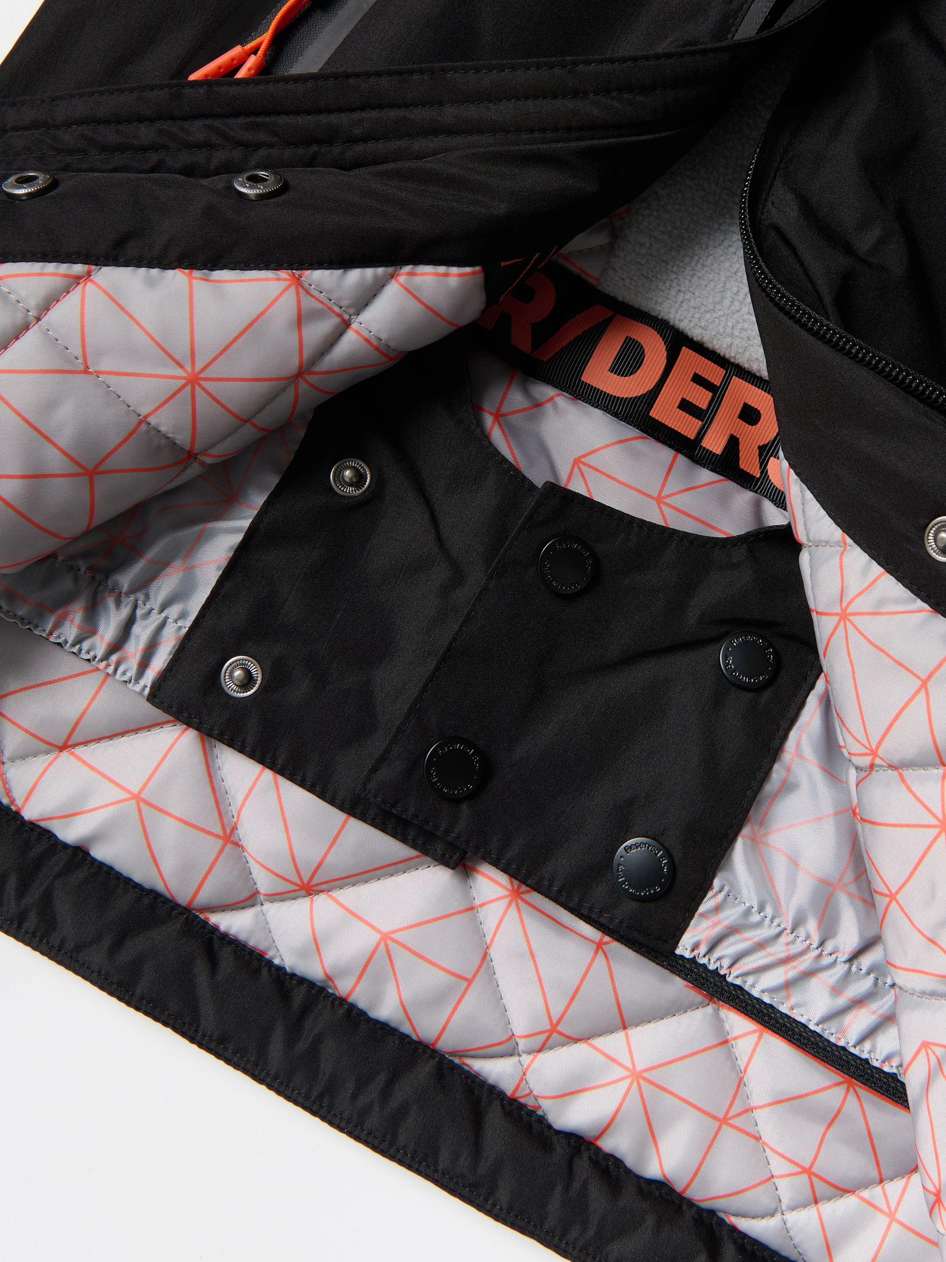 Gefütterte Jacke mit Kapuze