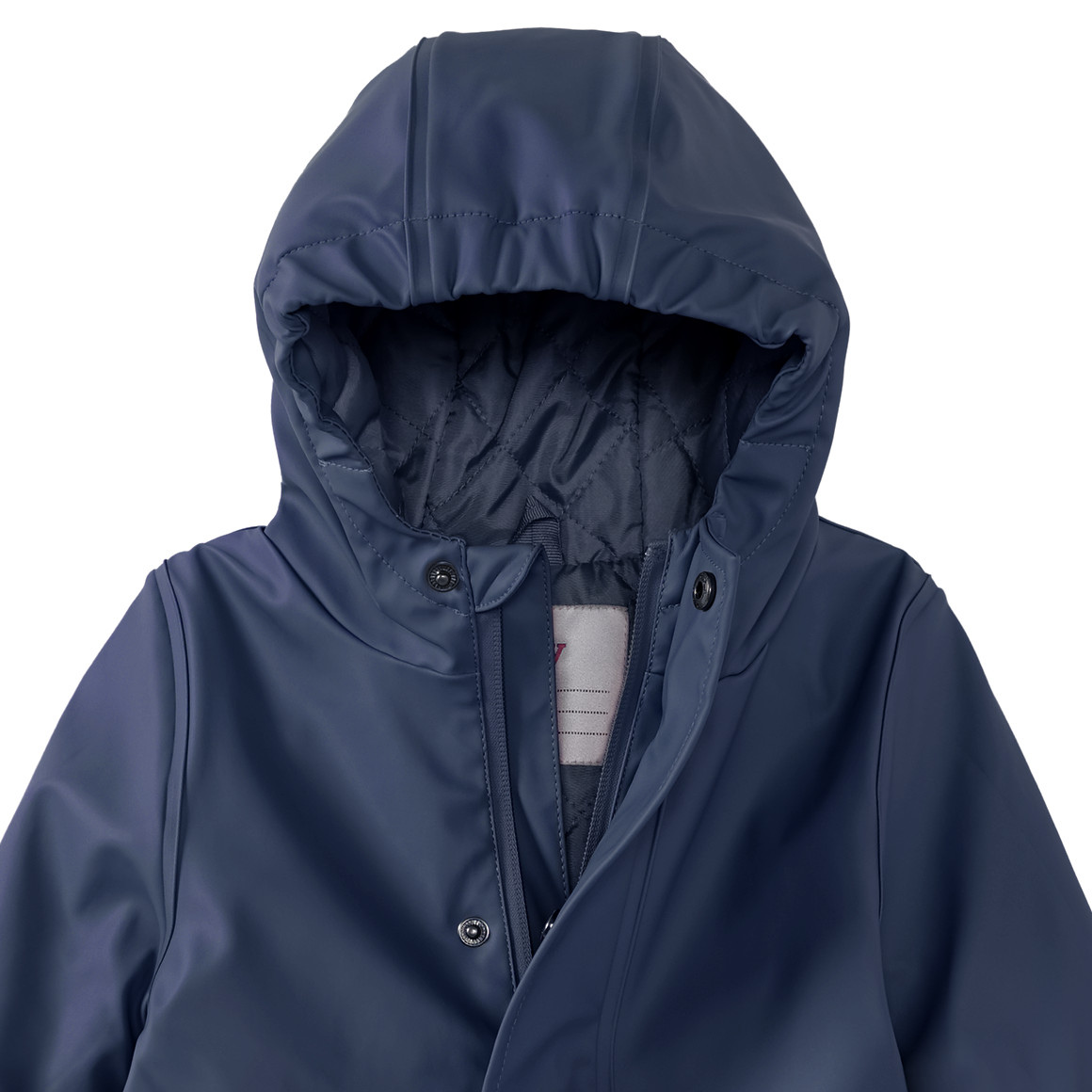 Famy Baby Regenoverall mit gestepptem Futter dunkelblau
