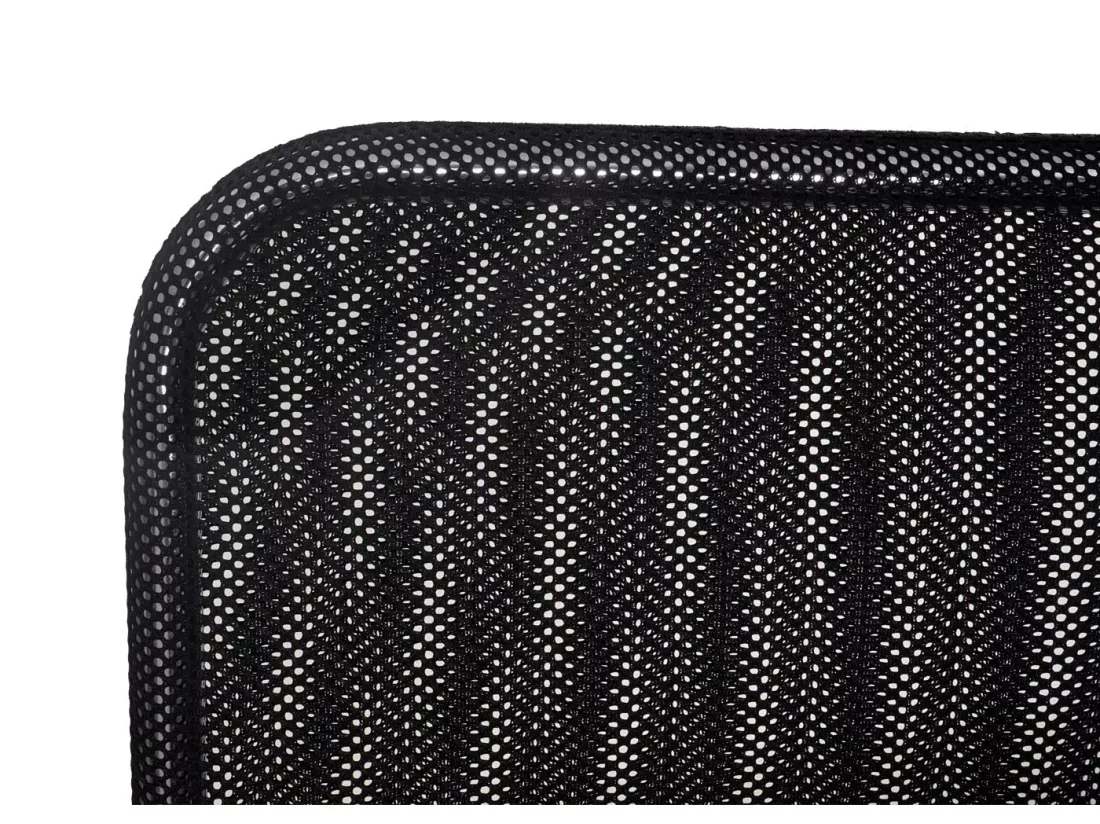 Chaise visiteur Tucson (lot de 2), siège noir, dossier noir