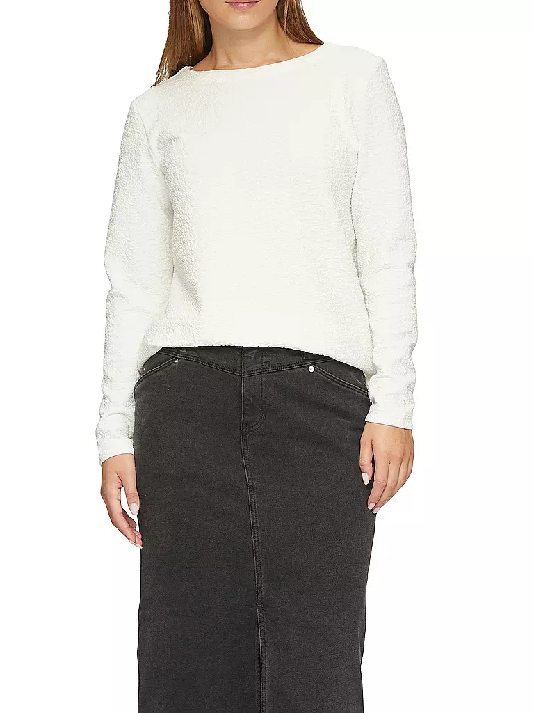 S.OLIVER Sweatshirt weiss