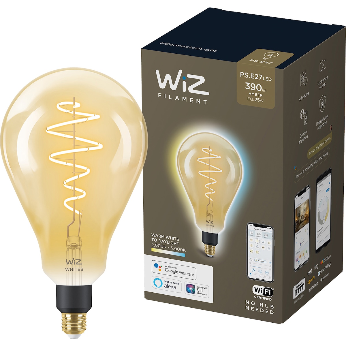 Wiz Light LED-pære 7W E27 871869978685400