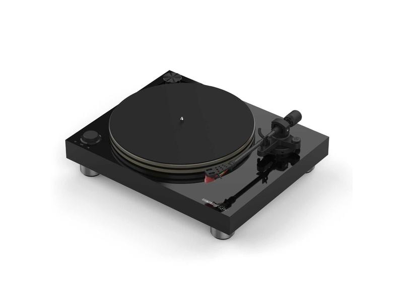 Reloop Plattenspieler HiFi Turn7 Schwarz Hochwertiges USB-Plattenspielersystem mit Riemenantrieb