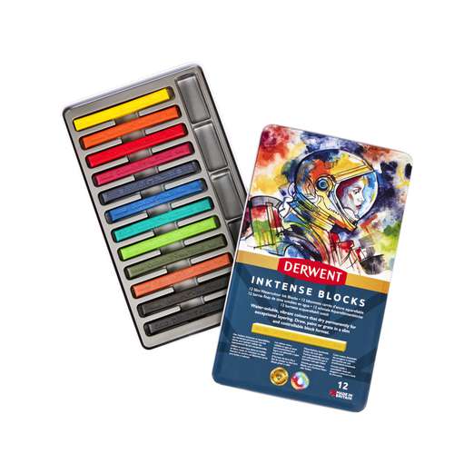 DERWENT Inktense Blocks Aquarellkreiden auf Tintenbasis Sets