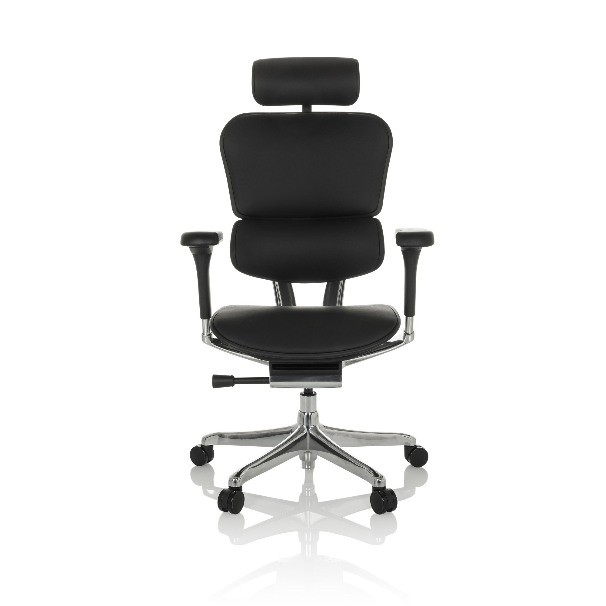 Luxus Chefsessel ERGOHUMAN GEN2 Leder mit Armlehnen (höhenverstellbar) hjh OFFICE