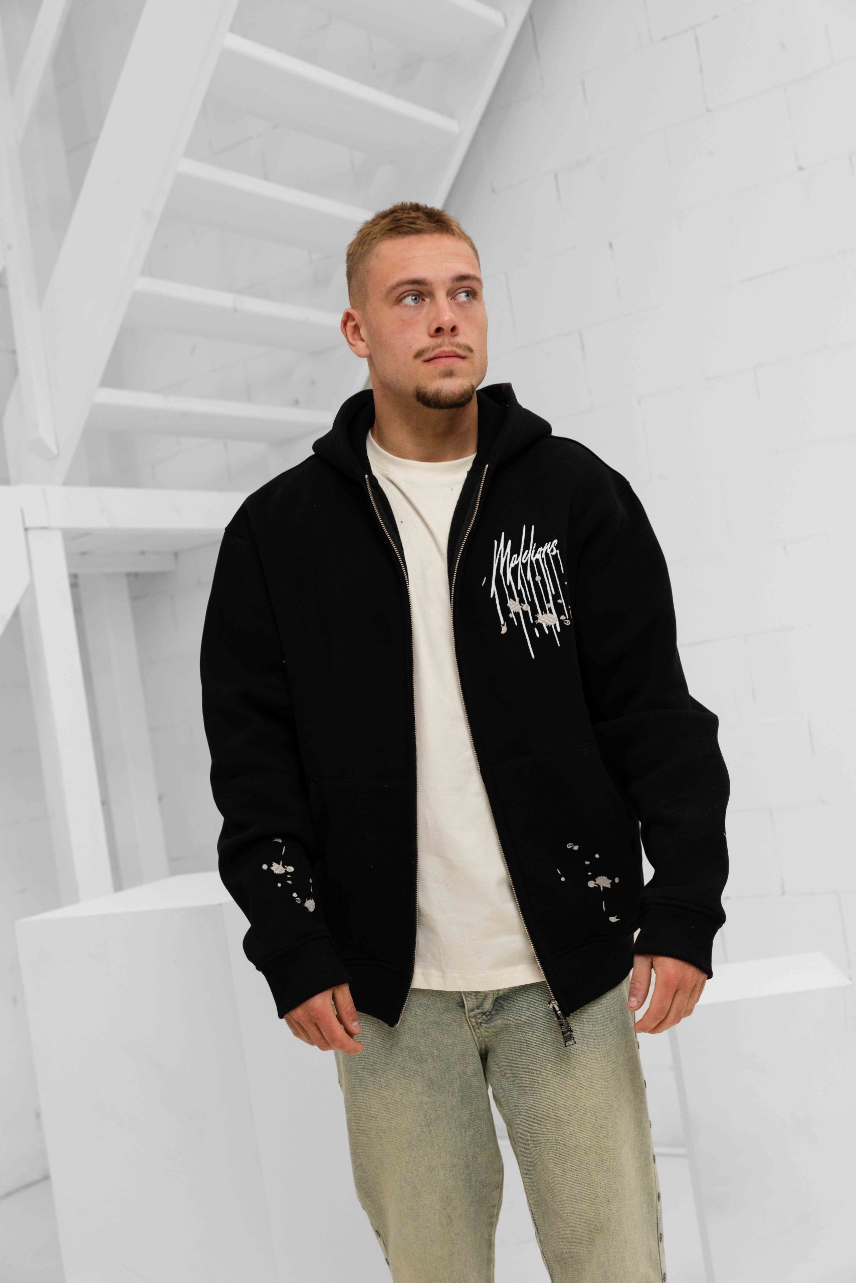 Malelions Painter Vest Heren Zwart