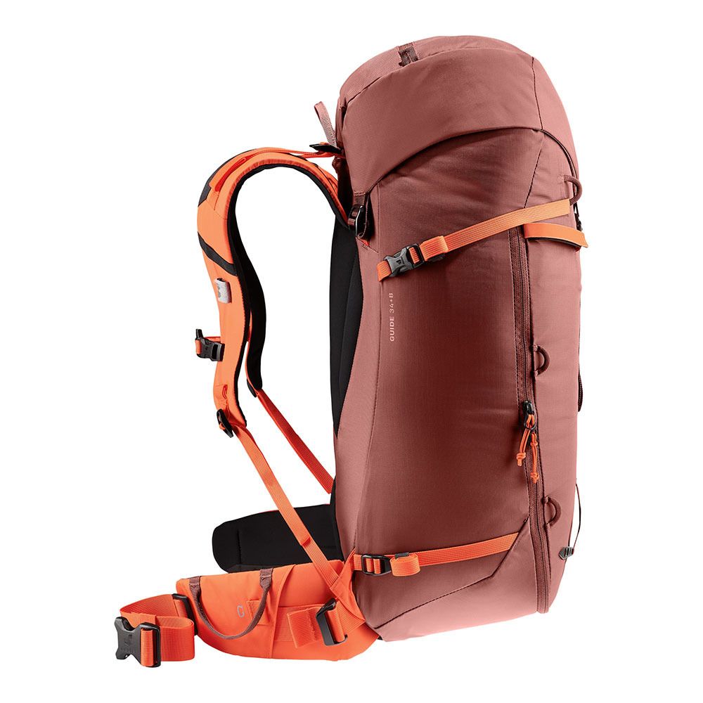 Deuter GUIDE 34+8L - Sac À dos Homme redwood-papaya
