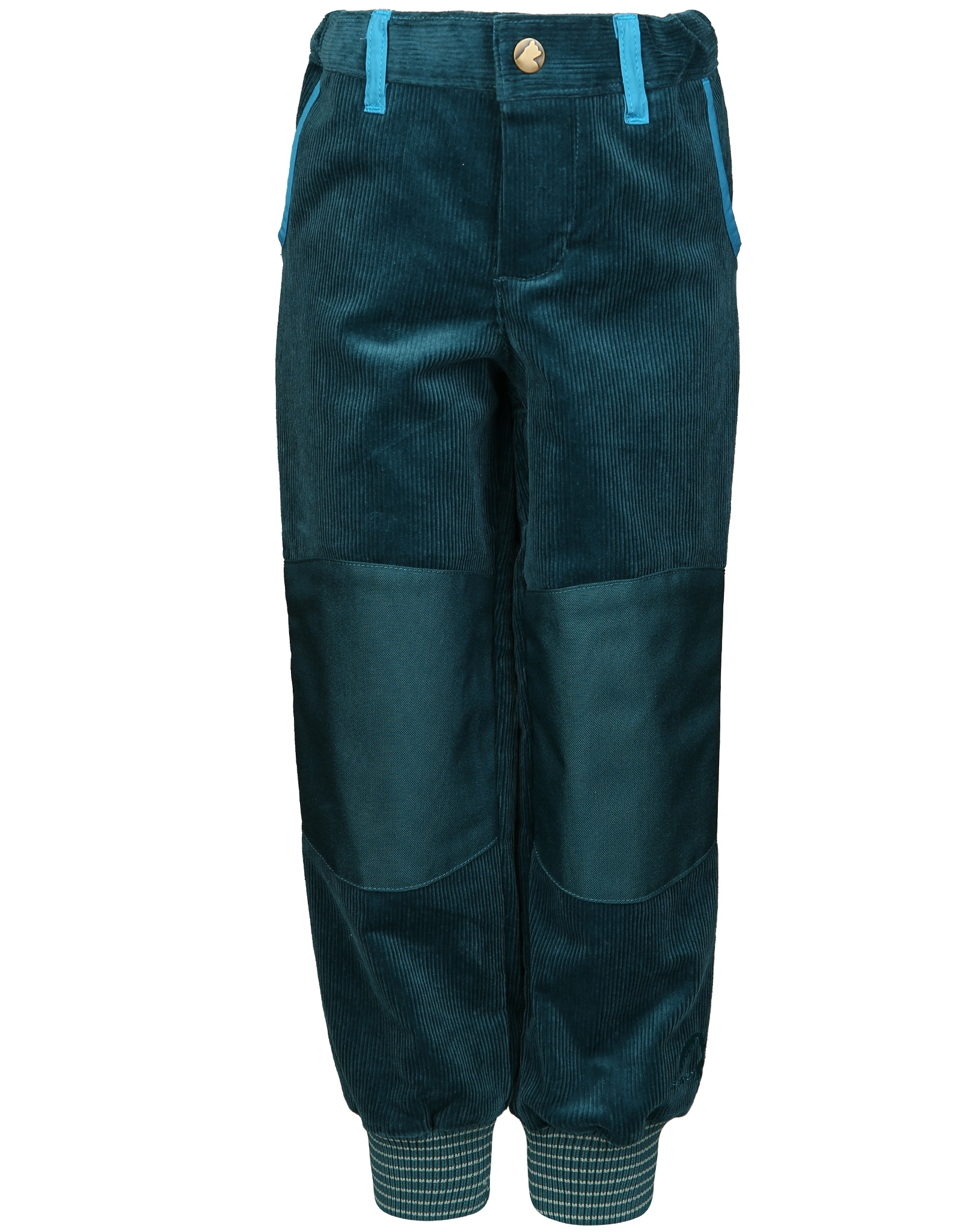 Cordhose KISULI in deep teal/mosaic