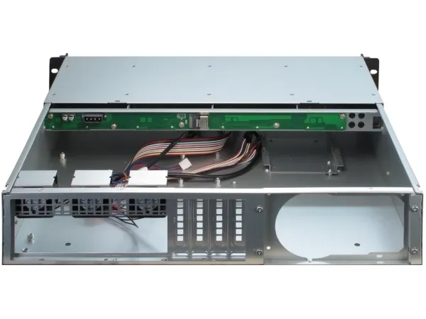 Inter-Tech IPC 2U-2404S - Rack-monterbar - 2U - micro-ATX - SATA/SAS - hot-swap - ingen strømforsyning (ATX) - USB