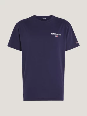 Camiseta clássica com logo nas costas
