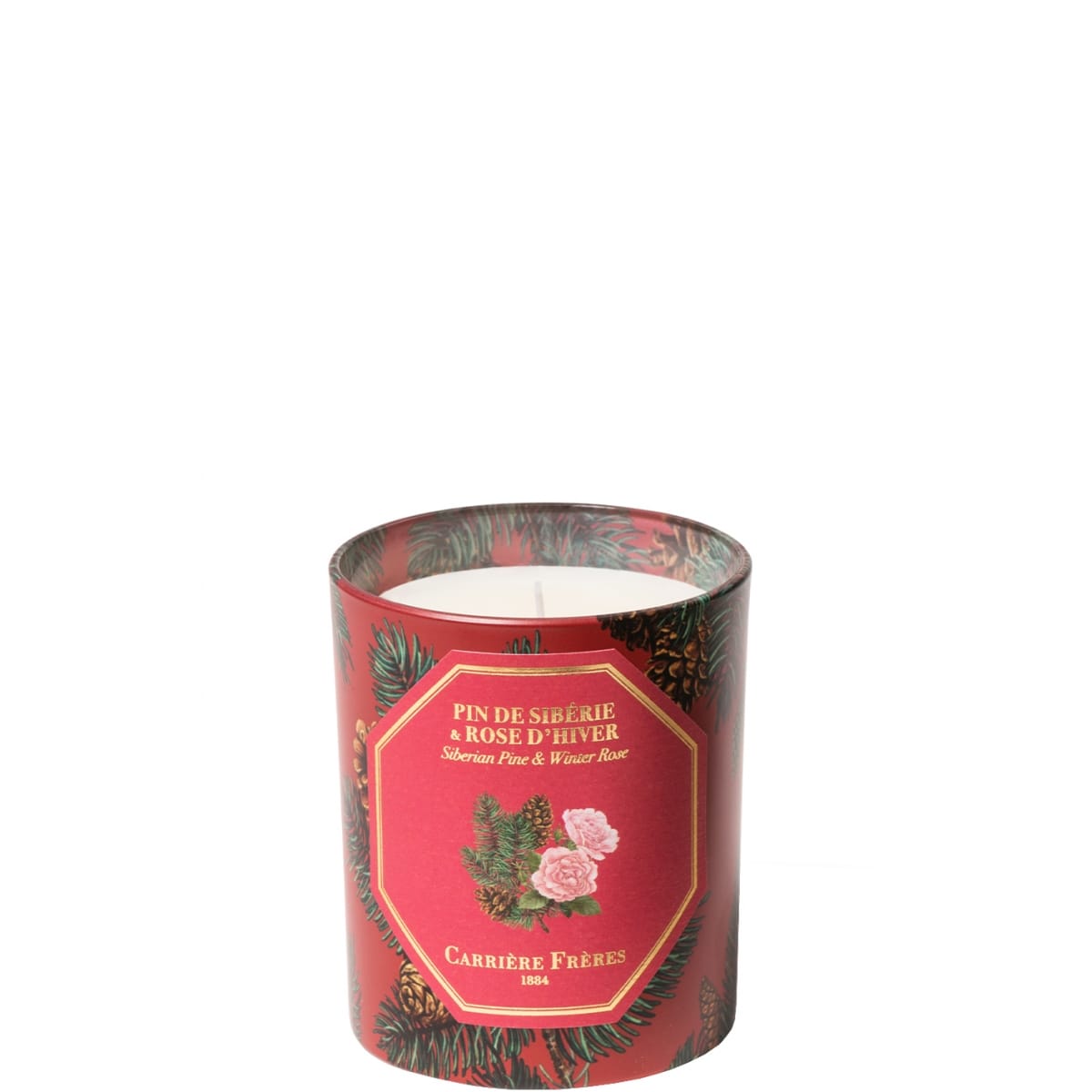 CARRIÈRE FRÈRES Pin de Sibérie &  Rose d’Hiver Bougie parfumée