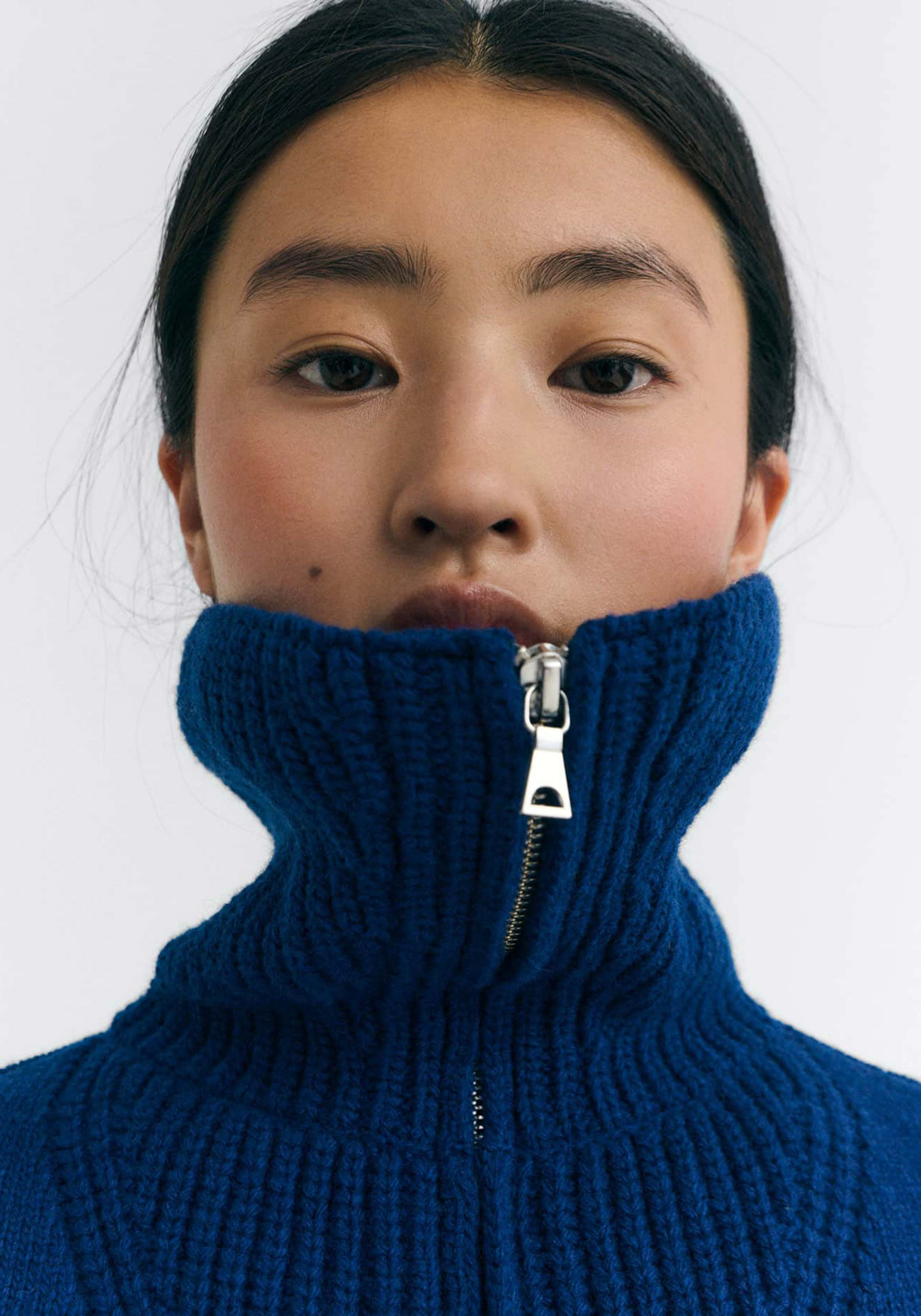 Thinking Mu Strickpullover Tanit Indigo Blue
