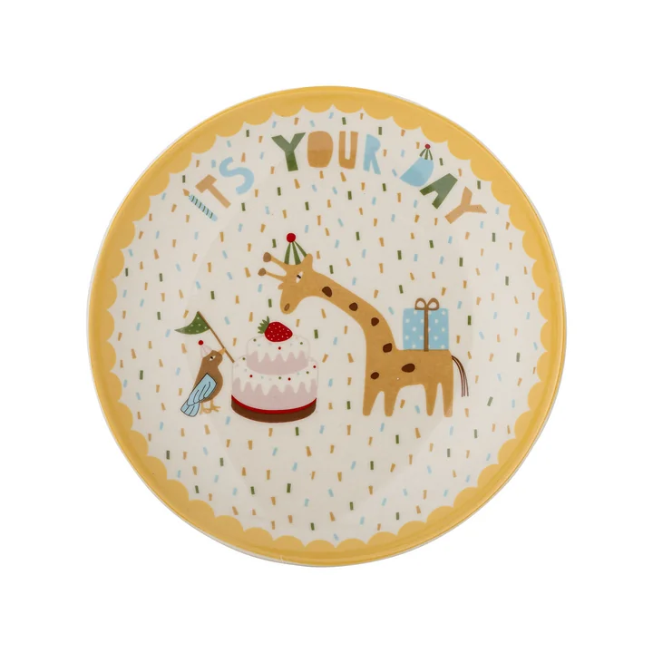 Bloomingville Mini - Celebrate Teller, Ø 16 cm, blau
