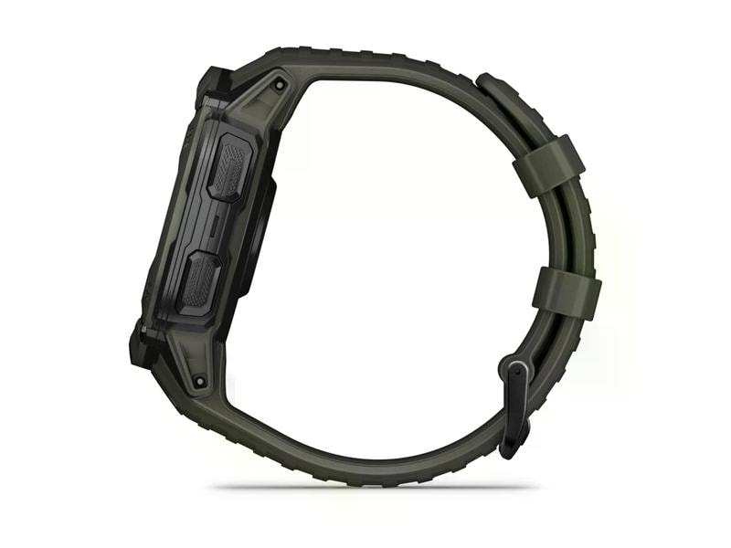 GARMIN Sportuhr Instinct 2X Solar Moosgrün Multisport-Smartwatch