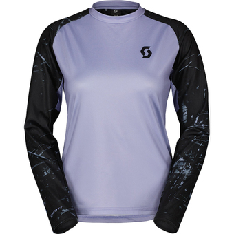 Scott Trail Storm Langarmtrikot Heather Purple / Black Damen
