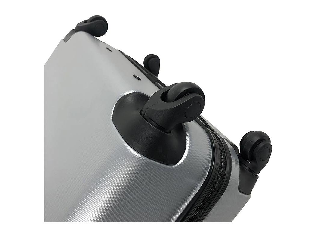 MALA DE VIAGEM GRANDE RÍGIDA AIRPORT CINZENTO 4 RODAS 70CM