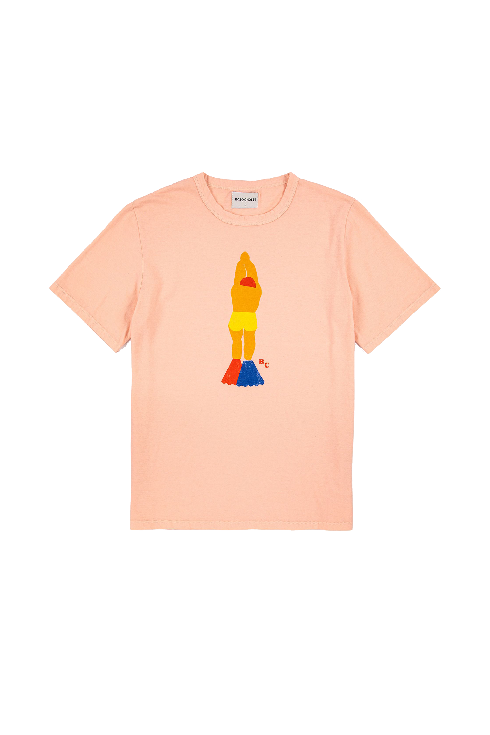 BOBO CHOSES T-shirt Swimmer Print Multicolore