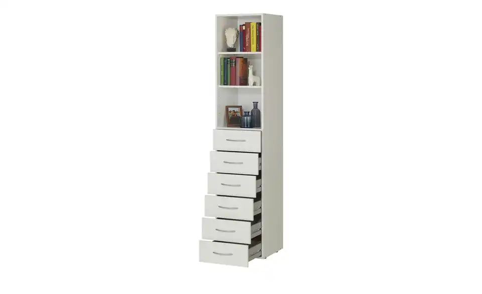 Regal Multischrank-System 40 cm Weiß