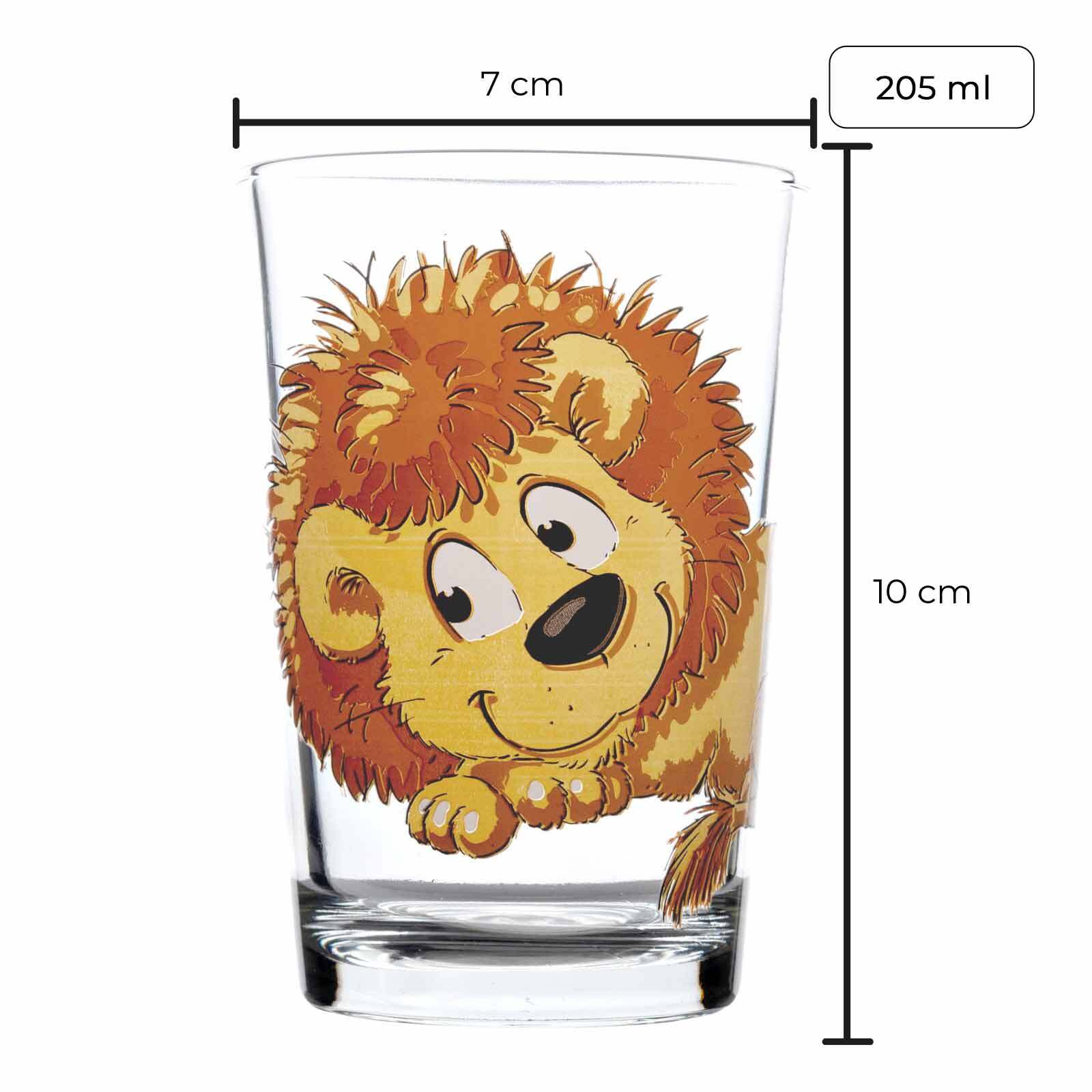 Ritzenhoff & Breker Kindergläser Dschungel/Wald/Zoo 205 ml 9er Set
