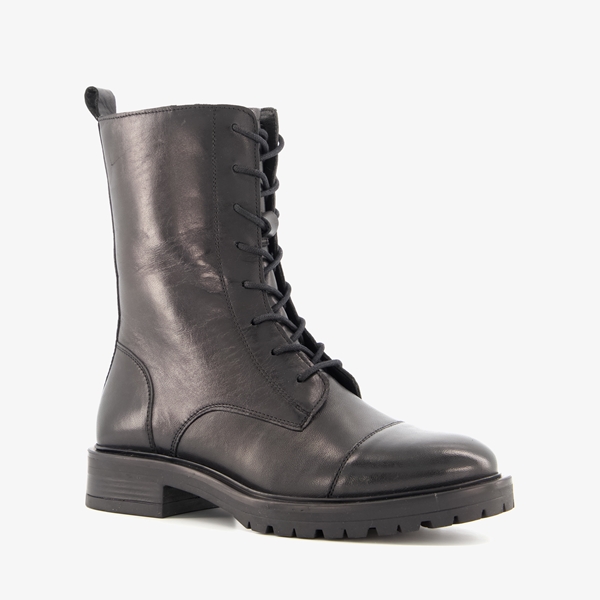 Harper dames leren veterboots