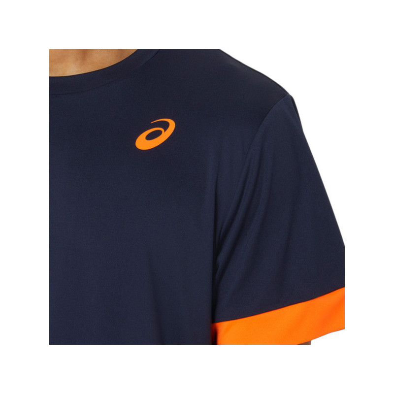 Tee-shirt Asics Court Top bleu marine