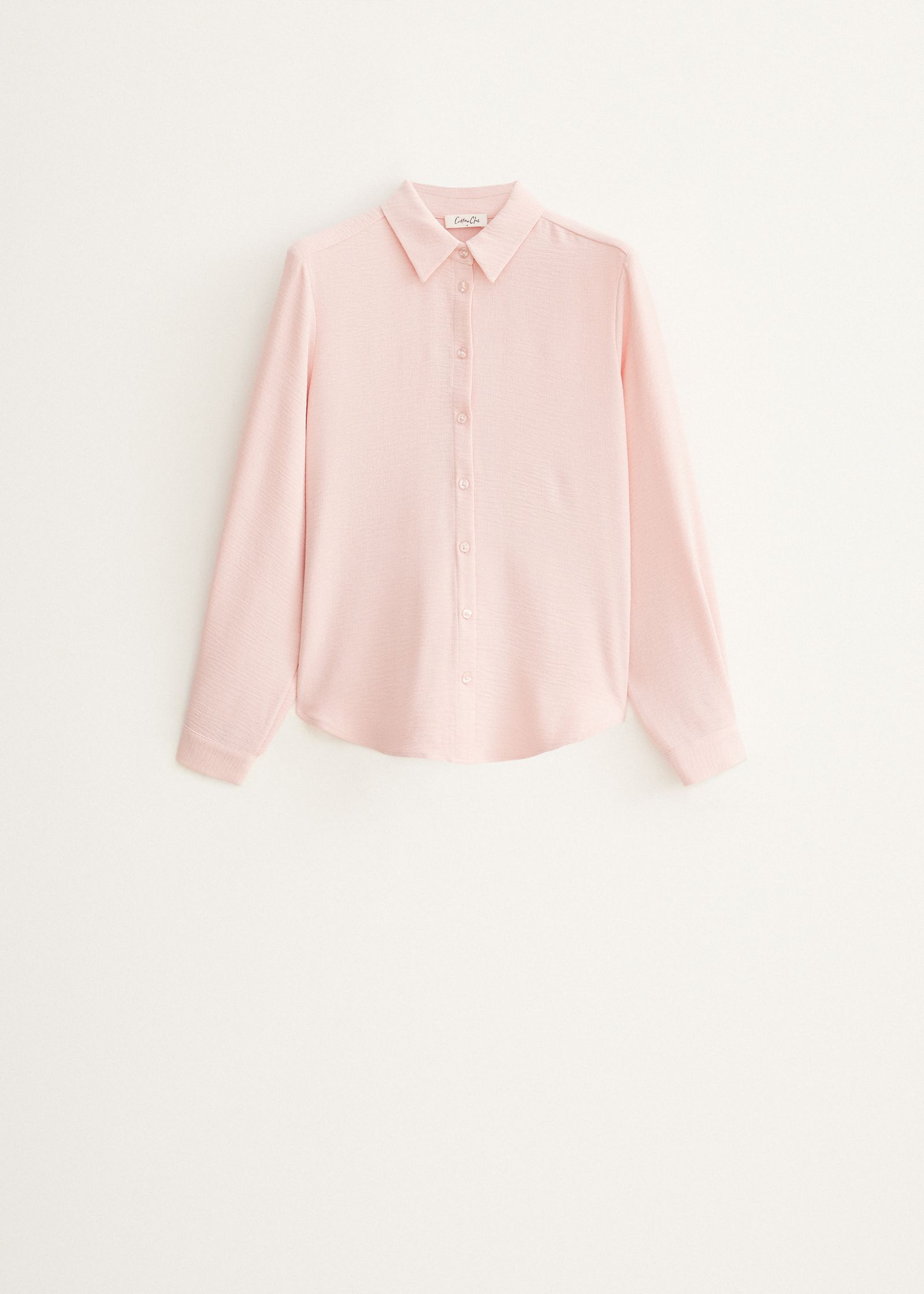Basic blouse met lange mouwen