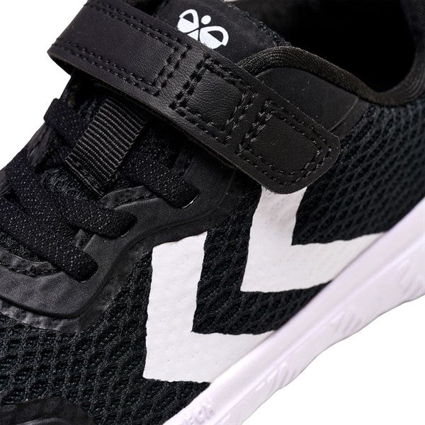 Black Actus Recycled JR Sneakers - Hummel