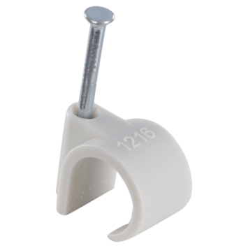 HANDSON kabelclip rond grijs 11-15mm (15 stuks)