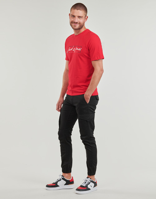 Jack & Jones - JJZURI TEE SS CREW NECK - Rouge