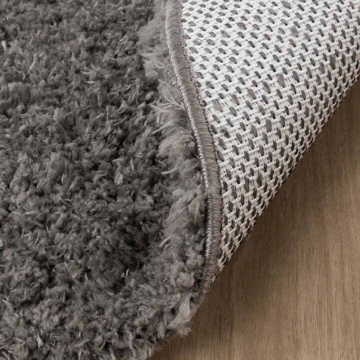 Ovaal Shaggy vloerkleed - Blaze Grijs | Luxe uitstraling!