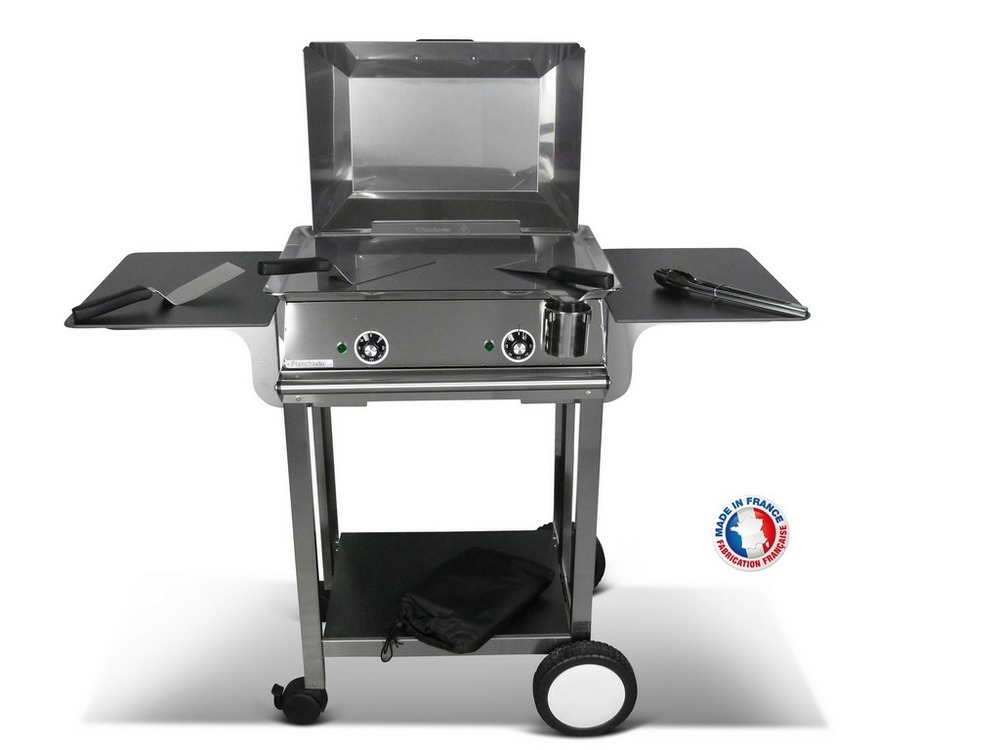 Pack plancha électrique planchaelec classic 600 inox - chariot rivoli