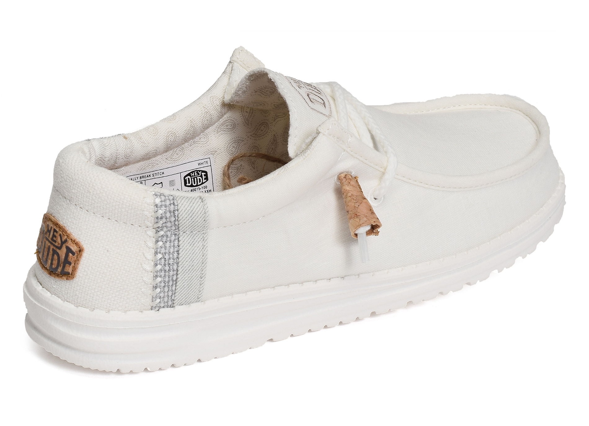 Wally breack stitch blanc