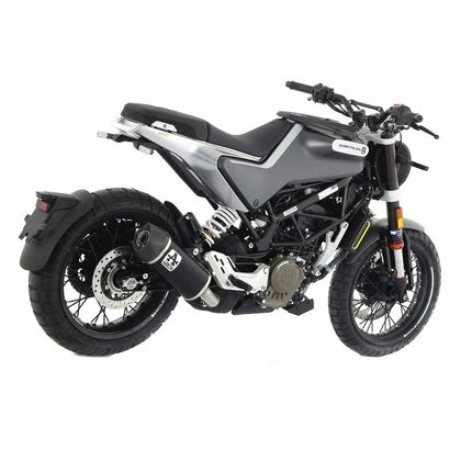Silencieux Arrow indy race Alu dark embout carbone